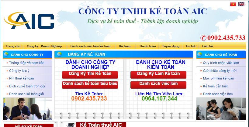 Dịch vụ kế toán trọn gói tại TP. HCM.